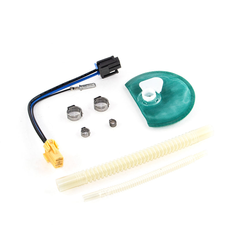 DeatschWerks 15-17 Ford Mustang V6/GT DW400 Fuel Pump Set Up Kit - 9-1047 for 2009-2018 Ford F 150 - front view