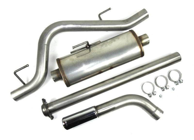 JBA 15-20 Ford F-150 All 2.7L/3.5L/5.0L 409SS Pass Side Single Exit Cat-Back Exhaust - 40-2529 for 2015-2021 Ford F 150 - fro