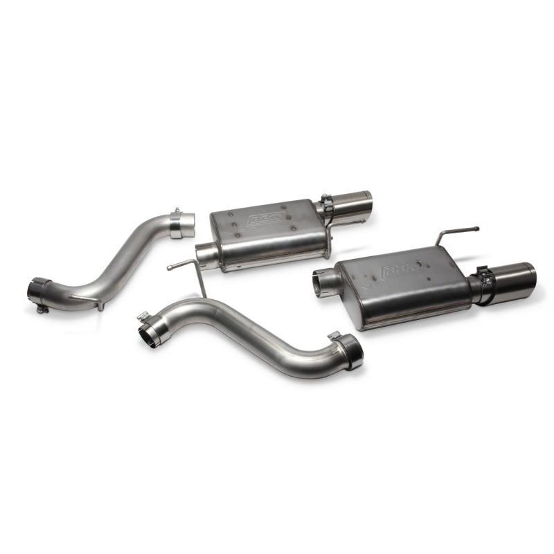 BBK 15-17 Ford Mustang GT Varitune Axle Back System (Cut &amp; Clamp Direct Bolt On Design)