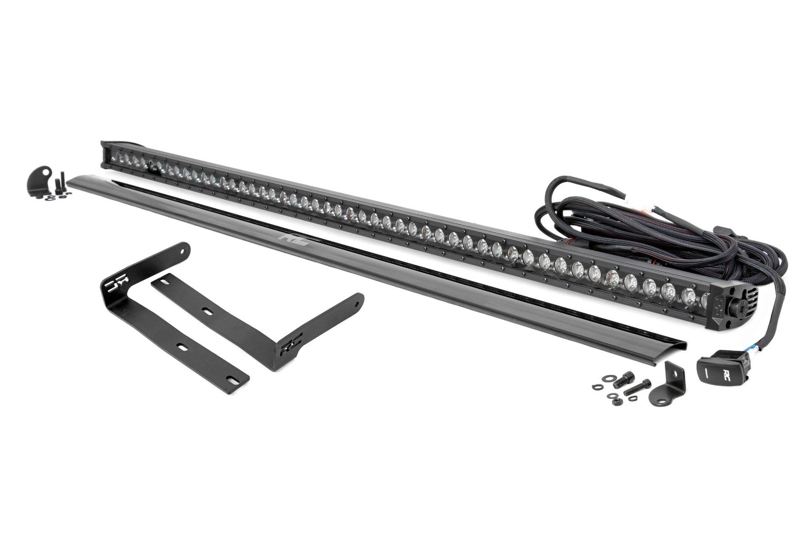 LED BlackSingle Row DRL Light Bar Kit | 50 Inch | Kubota RTV-X900
