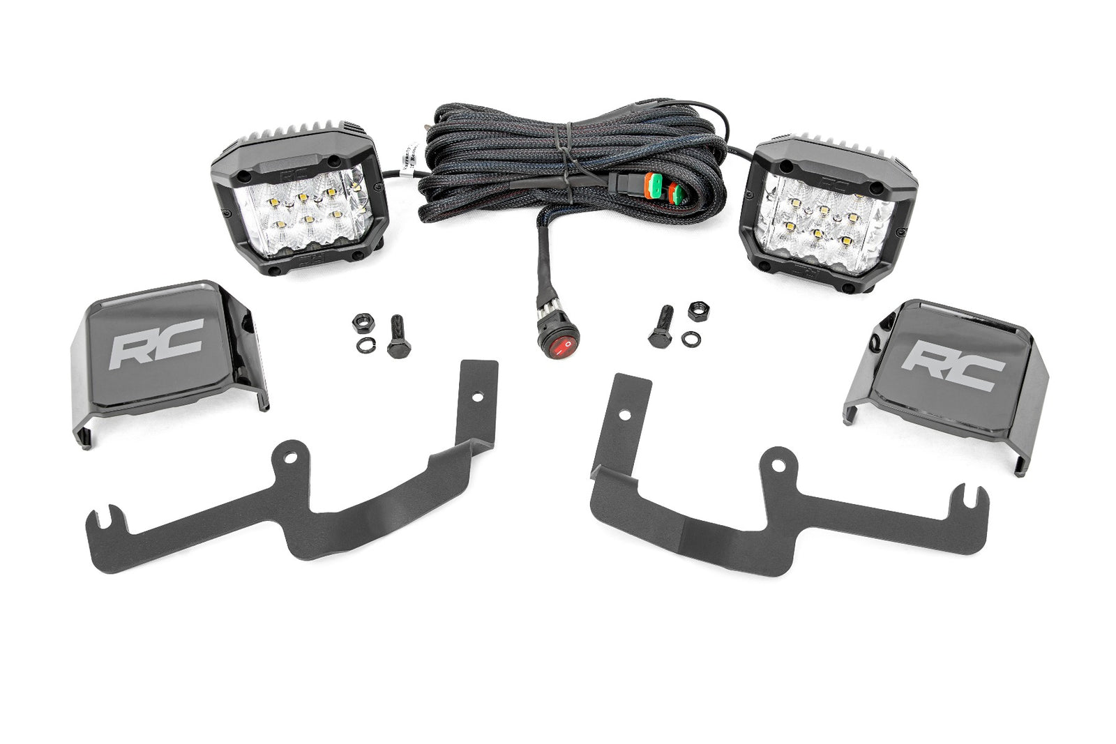 LED Light Kit | Ditch Mount | 3" OSRAM | Wide | Chevy Silverado 1500 (19-24)