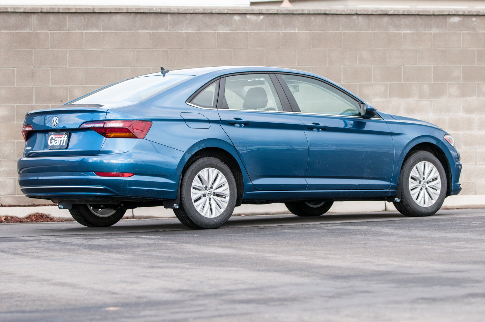 RokBlokz - Volkswagen MK7, JETTA VW Rally Mud Flaps 2019+ for 2022 Volkswagen Jetta - front view