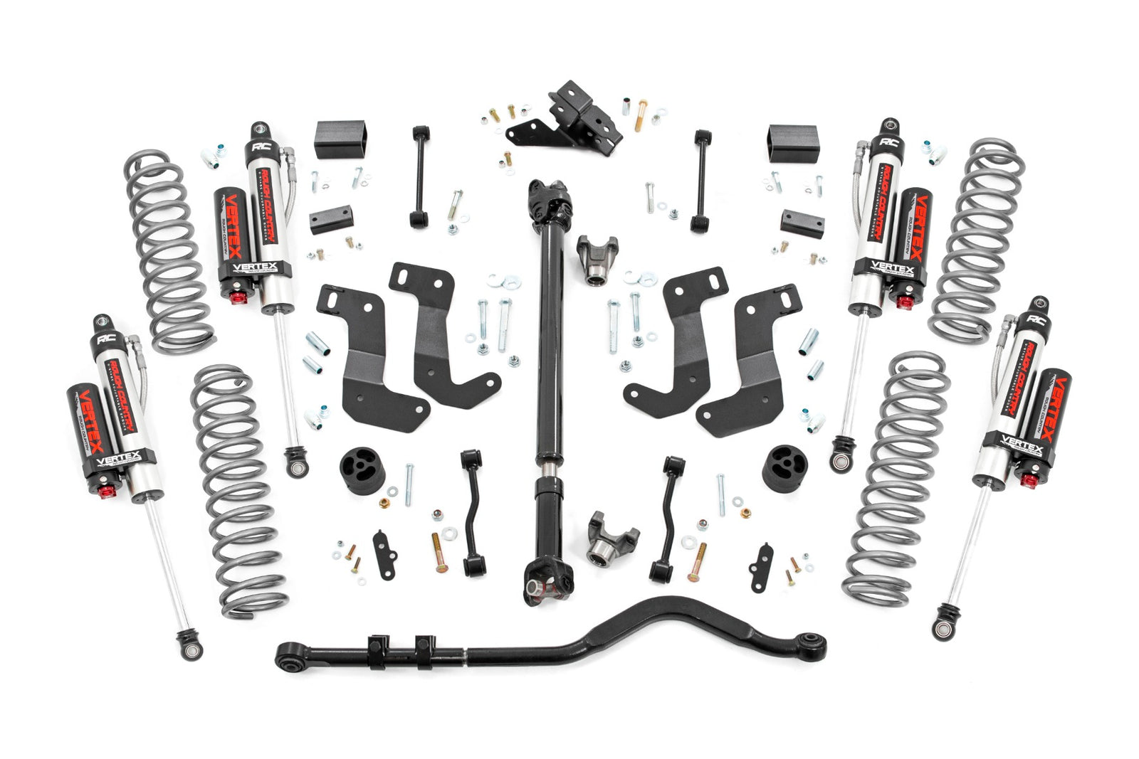 3.5 Inch Lift Kit | C/A Drop | FR D/S | Vertex | Jeep Wrangler Unlimited (18-23)