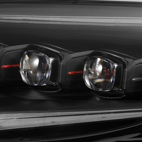 AlphaRex 23-24 Nissan Z NOVA-Series LED Projector Headlights Black w/Activation Light &amp; Seq.Sig