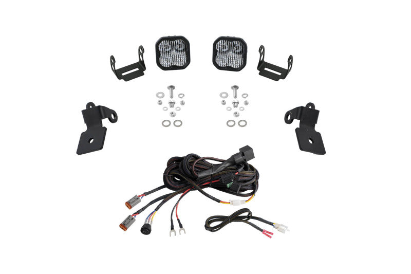 Diode Dynamics 20-Present Polaris RZR A-Pillar LED Pod Kit SS3 Sport - White Combo - DD7635 for 2020-2023 Polaris RZR PRO XP