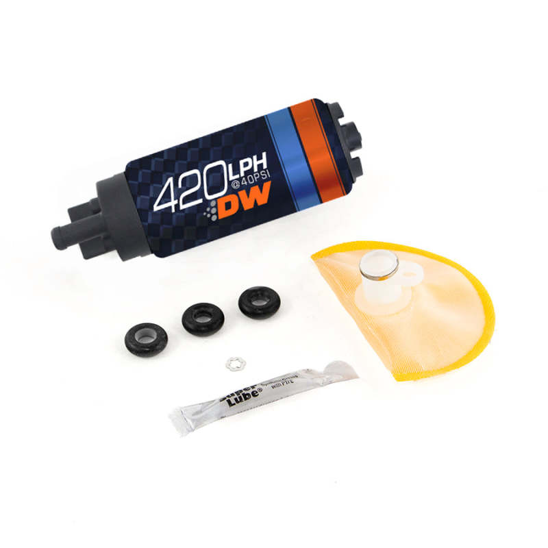 Deatschwerks DW420 Series 420lph In-Tank Fuel Pump w/ Install Kit For G35 03-08 350Z 03-08 - 9-421S-1005 for 2003-2008 INFINI