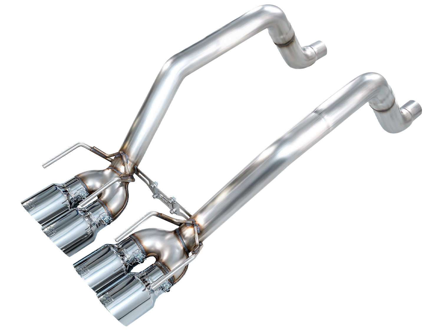 AWE Tuning 09-13 Chevrolet Corvette 6.2L Track Edition Axle-back Exhaust w/ Chrome Silver Tips - 3020-42662 for 2009-2013 Che