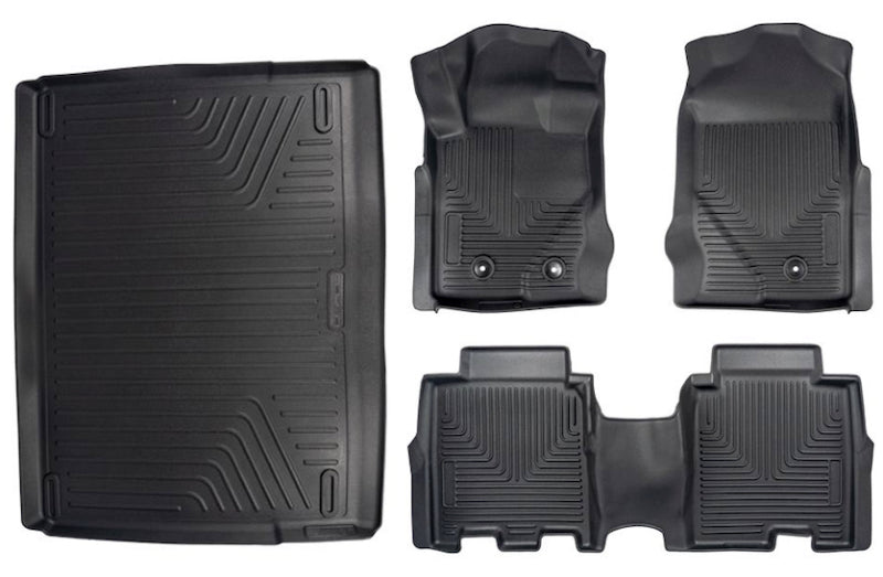 Roush 2021-2024 Ford Bronco 4DR Floor Liner Set - 422297 for 2021-2026 Ford Bronco