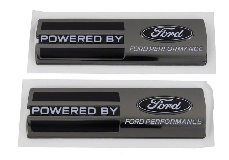 Ford Racing Powered by Ford Performance Fender Badge - Black