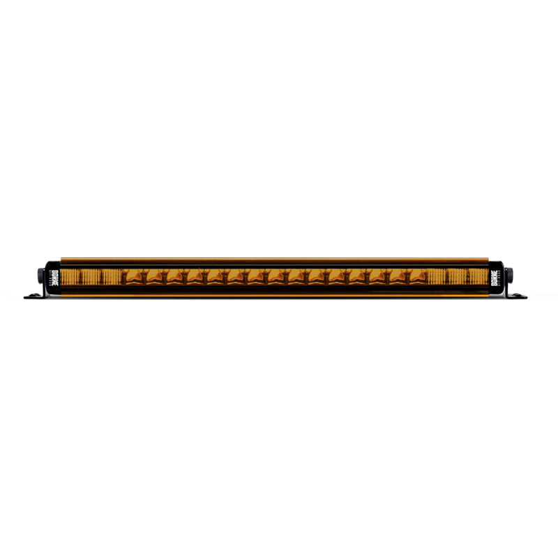 Borne Off-Road Light Bar Cover Single Row 20in Amber - BNLT-COV-SS20YL by Borne Off-Road - front view