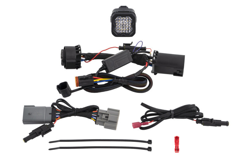 Diode Dynamics Hitch Mount LED Pod Reverse Kit for Ford F-150 15-20 C1R - DD7648 for 2015-2026 Ford F 150 - front view