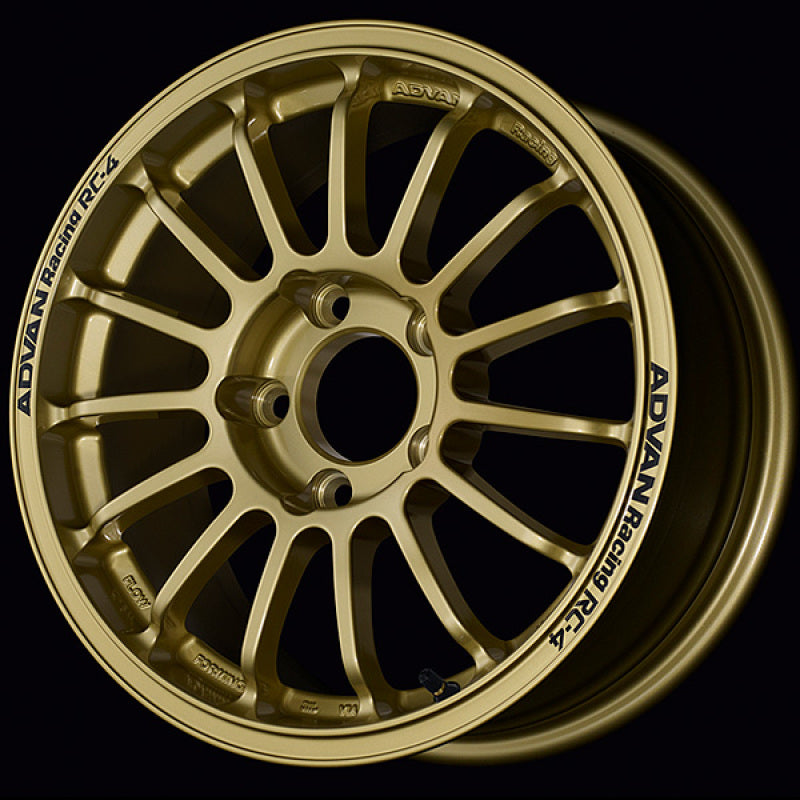 Advan RC-4 Wheel - 15x6.0 / Offset +40 / 4x100 - Rally Gold - YAU5C40AZ by Advan