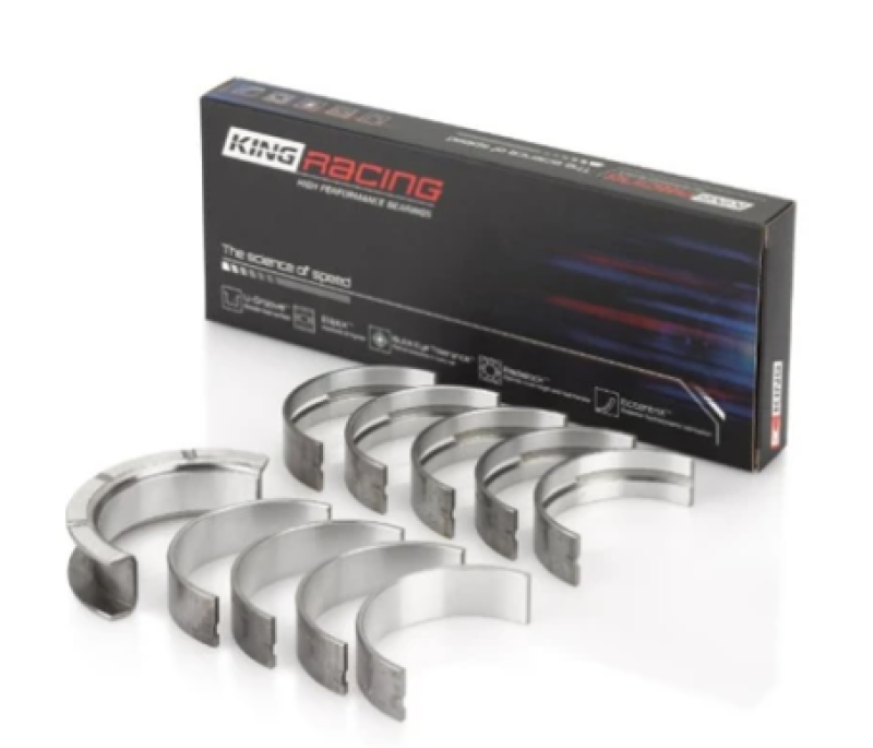 King Chrysler 426Ci/ 440Ci V8 OHV- 24 Uppers (Top Fuel) (Size 1.0) Main Bearing Set - MB5116TFC24U010 by King Engine Bearings