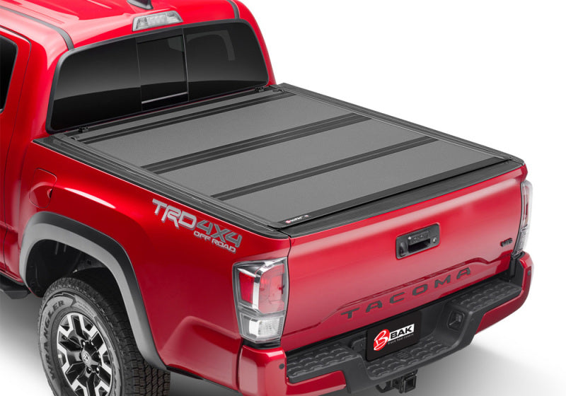BAK 2024 Toyota Tacoma 5ft Bed BAKFlip MX4 Bed Cover - 448446 for 2024-2026 Toyota Tacoma - front view