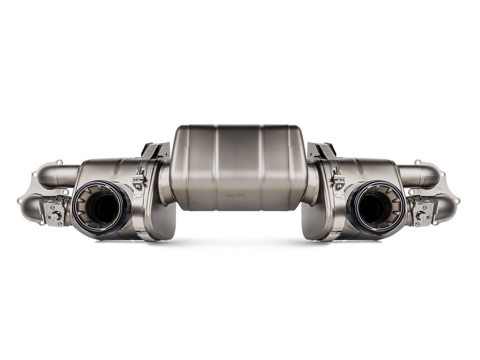 Akrapovic 2020+ Porsche Cayman GT4 (718) Slip-On Line (Option 2) w/Titanium Tips - S-PO/TI/18/1-TP