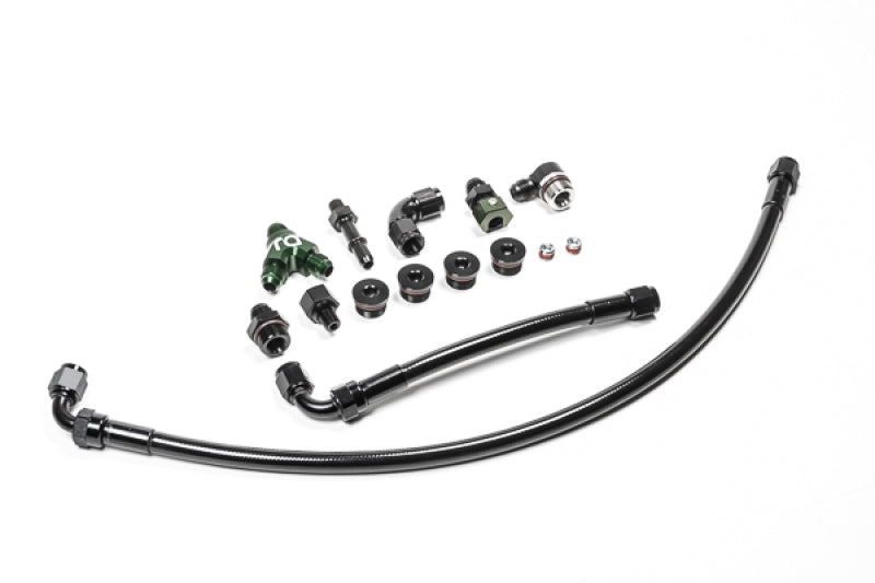 Radium Engineering Ford Coyote S550 Fuel Rail Plumbing Kit - 20-1435 by Radium Engineering - front view