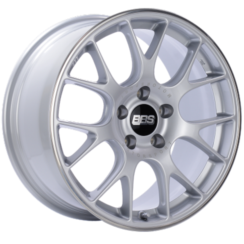 BBS CH-R 19x9.5 5x120 ET35 Brilliant Silver Polished Rim Protector Wheel -82mm PFS/Clip Required - CH106SPO by BBS