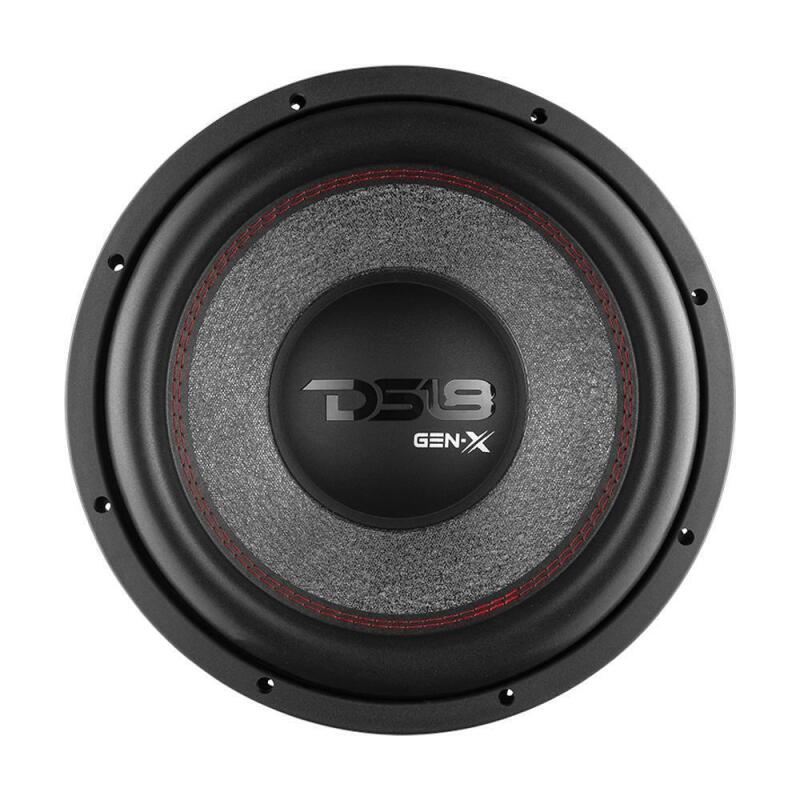 DS18 12in 450 Watts RMS 4 ohm DVC Subwoofer Ferrite Motor And Dual Voice Coils - GEN-X124D - rear view