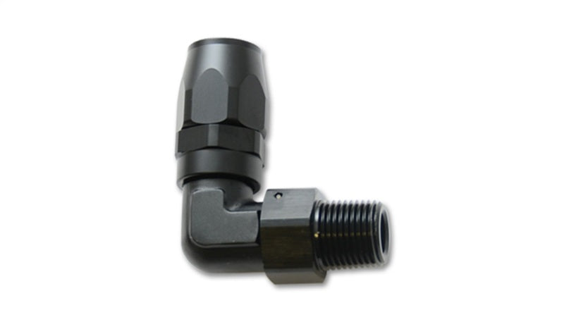 Vibrant Male NPT 90 Degree Hose End Fitting -8AN - 1/4 NPT - 26903 by Vibrant - front view