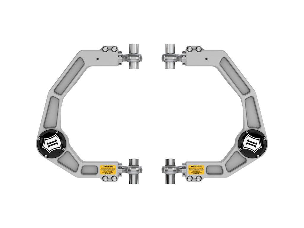 ICON 21-23 Ford F150 Billet Front Upper Control Arms DJ Pro Kit - 98523DJ