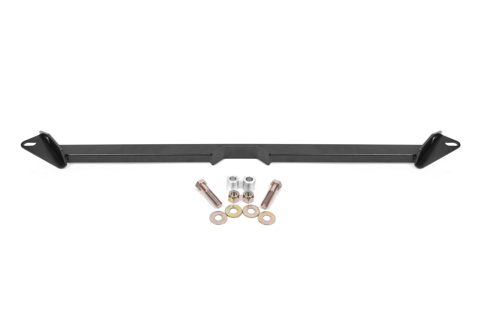 BMR 15-23 S550 Mustang Front 2-Point Subframe Chassis Brace - Black Hammertone - CB007H