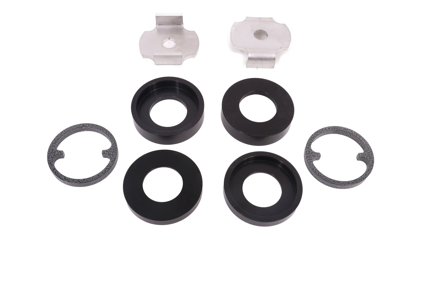 BMR 15-23 S550 Mustang Cradle Bushing Lockout Kit Level 1 - Black - CB010