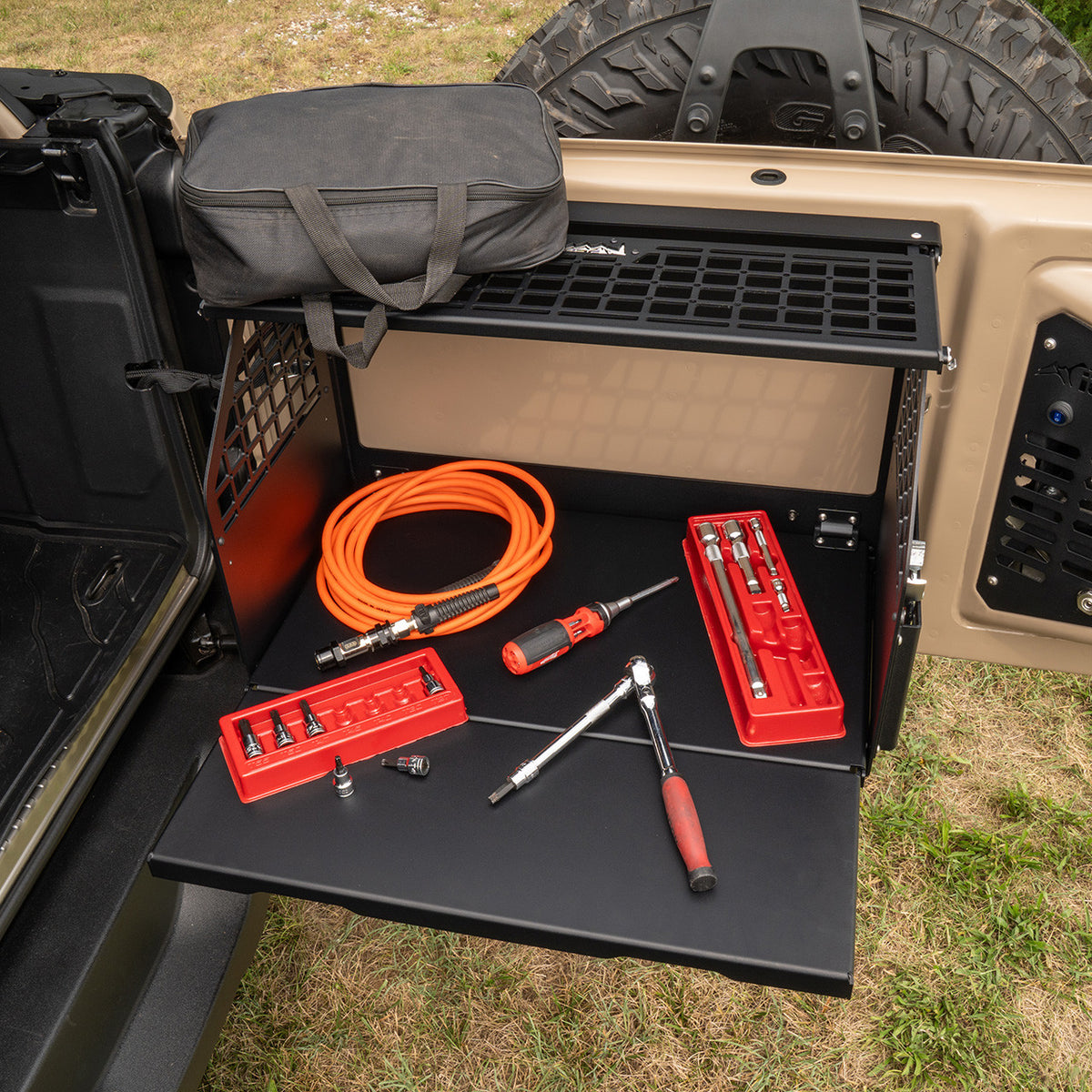 IAG Off-Road Multilevel Tailgate Table for 2021+ Ford Bronco - IAG-ACC-F1082