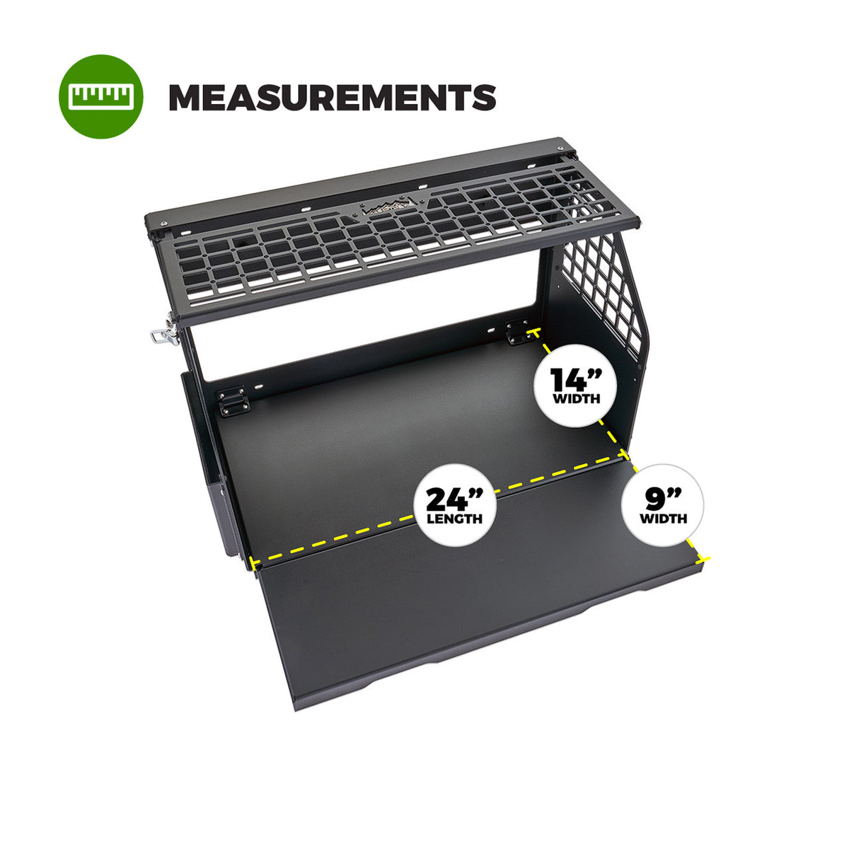 IAG Off-Road Multilevel Tailgate Table for 2021+ Ford Bronco - IAG-ACC-F1082