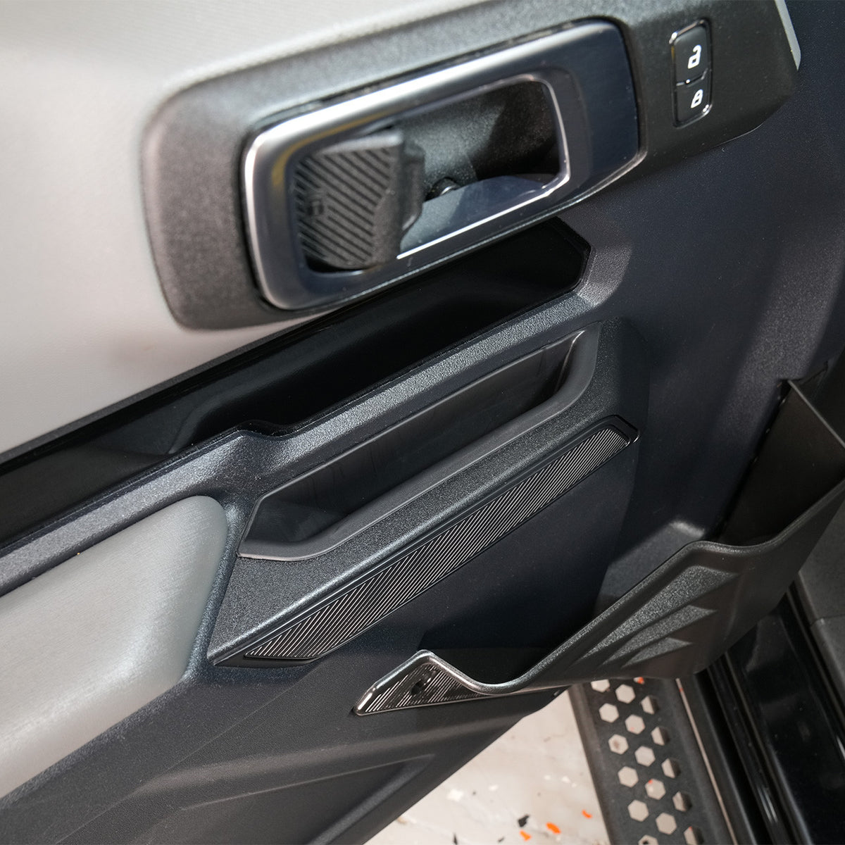 IAG I-Line Deep Door Handle Insert Pocket Front Door Only for 2021+ Ford Bronco - IAG-ACC-F3184