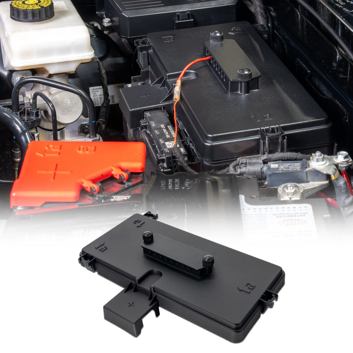 IAG I-Line Fuse Box Cover with Wiring Pass-Through Fits 2021+ Ford Bronco Two & Four Door - IAG-ACC-F3196