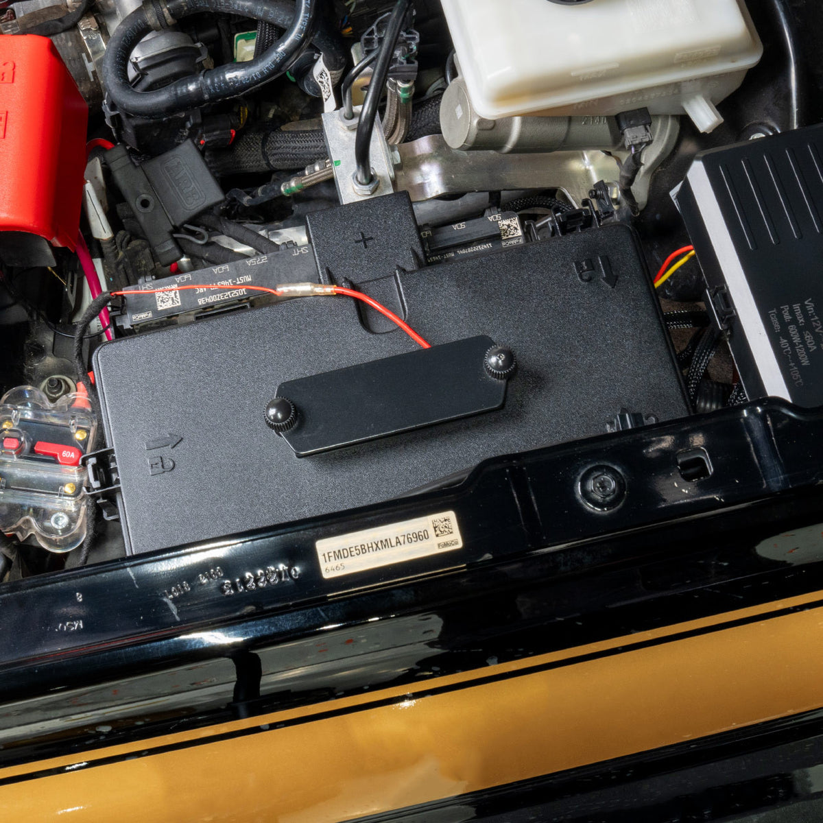 IAG I-Line Fuse Box Cover with Wiring Pass-Through Fits 2021+ Ford Bronco Two & Four Door - IAG-ACC-F3196