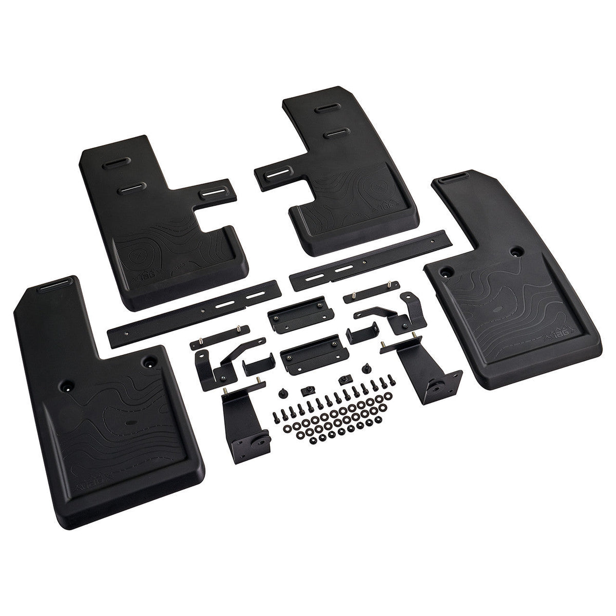 IAG Trail Shield Adjustable Mud Flaps Front & Rear Set For 2021+ Ford - IAG-BDY-F1301-02