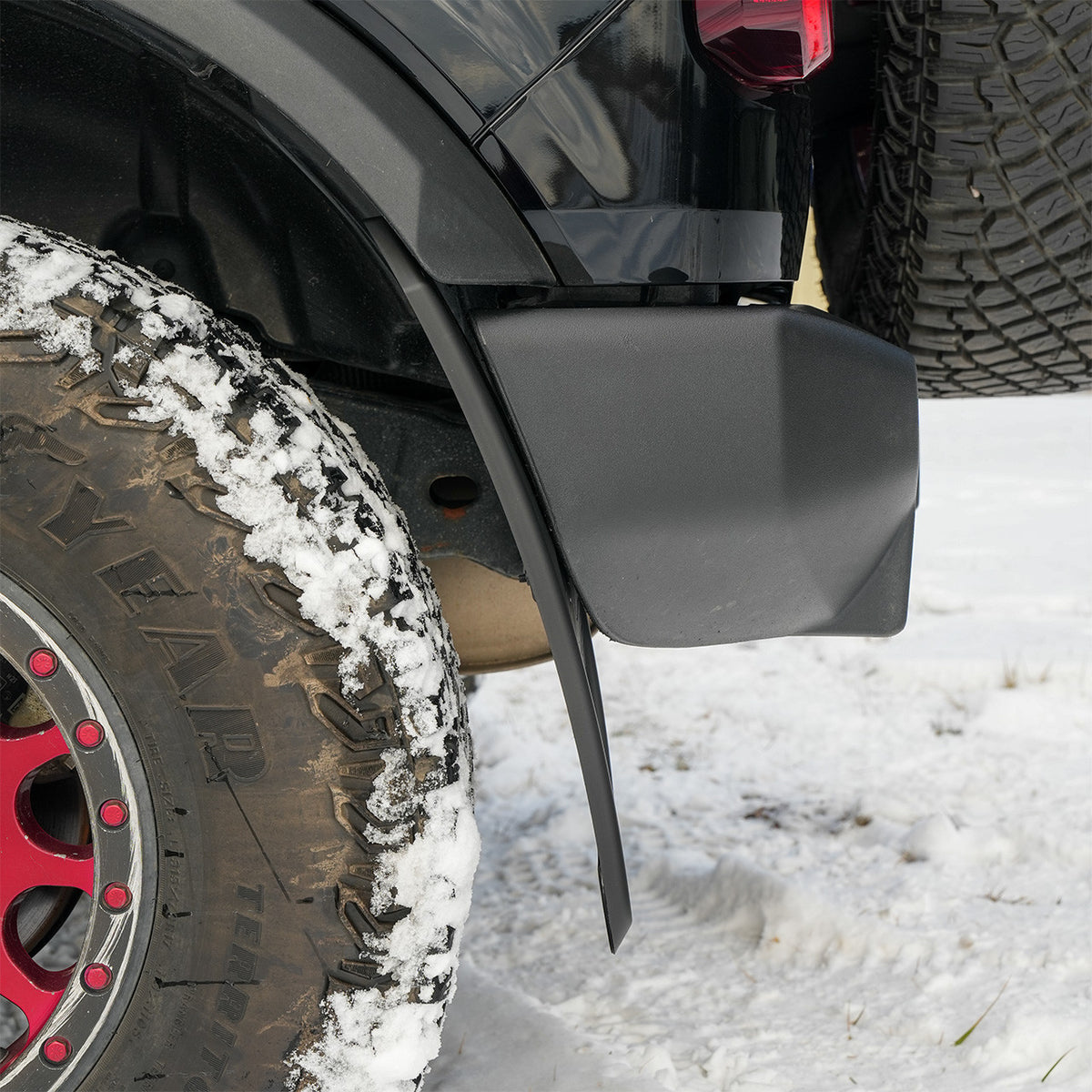 IAG Trail Shield Adjustable Mud Flaps Front & Rear Set For 2021+ Ford Bronco - IAG-BDY-F1301