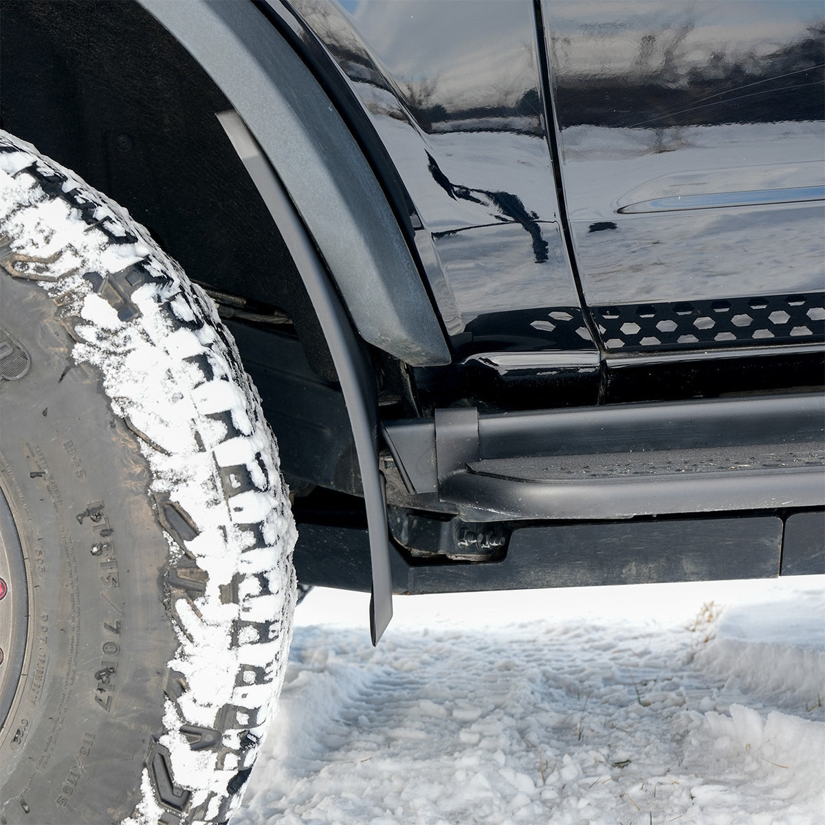 IAG Trail Shield Adjustable Mud Flaps Front & Rear Set For 2021+ Ford Bronco - IAG-BDY-F1301