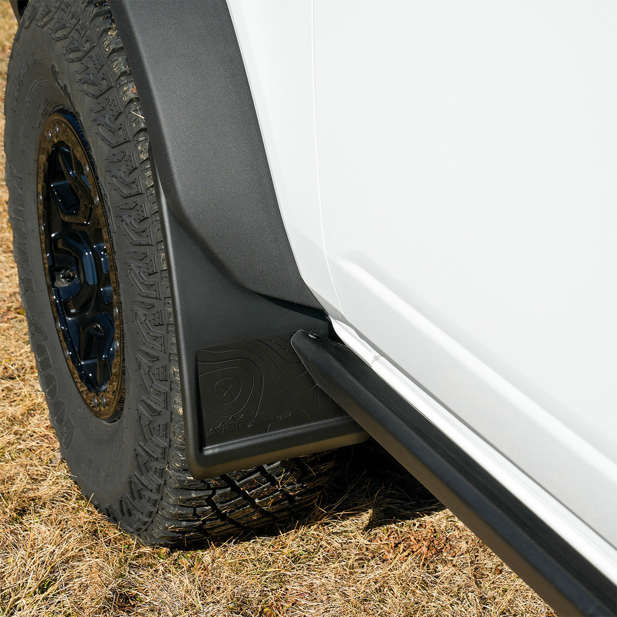 IAG Trail Shield Adjustable Mud Flaps Front & Rear Set For 2021+ Ford Bronco - IAG-BDY-F1301