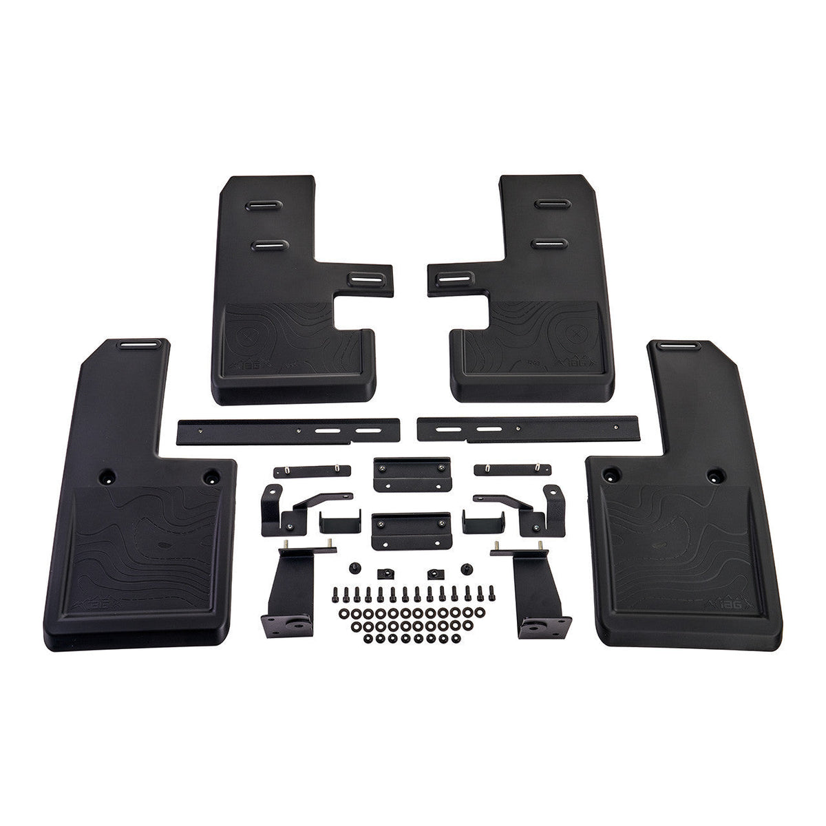 IAG Trail Shield Adjustable Mud Flaps Front & Rear Set For 2021+ Ford - IAG-BDY-F1301-25