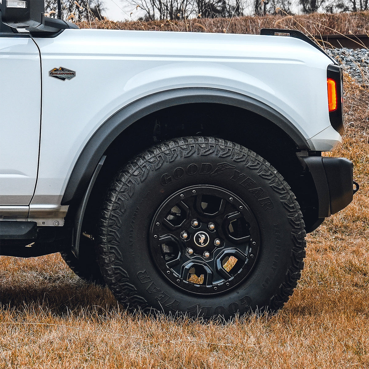 IAG Trail Shield Adjustable Mud Flaps Front Set Only For 2021+ Ford Bronco - IAG-BDY-F1302