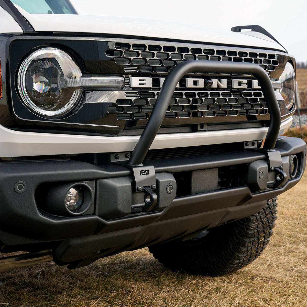 IAG Off-Road FMS OE Style Capable Bull Bar with Recovery Points Package for 2021+ Ford Bronco - IAG-BDY-F1450