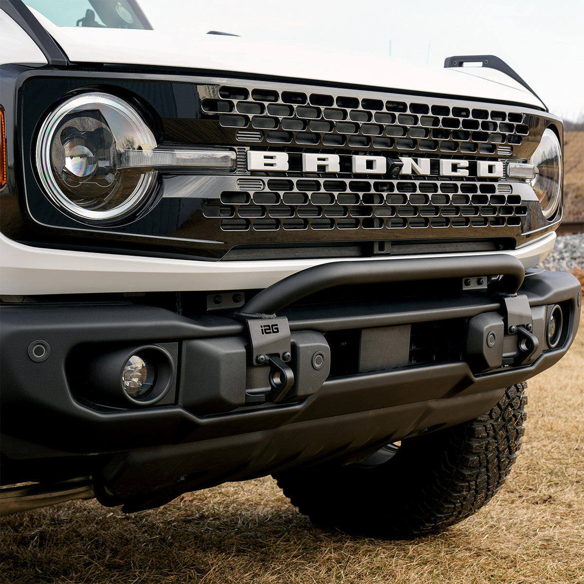 IAG Off-Road FMS Mini Capable Bull Bar with Recovery Points Package for 2021+ Ford Bronco - IAG-BDY-F1451