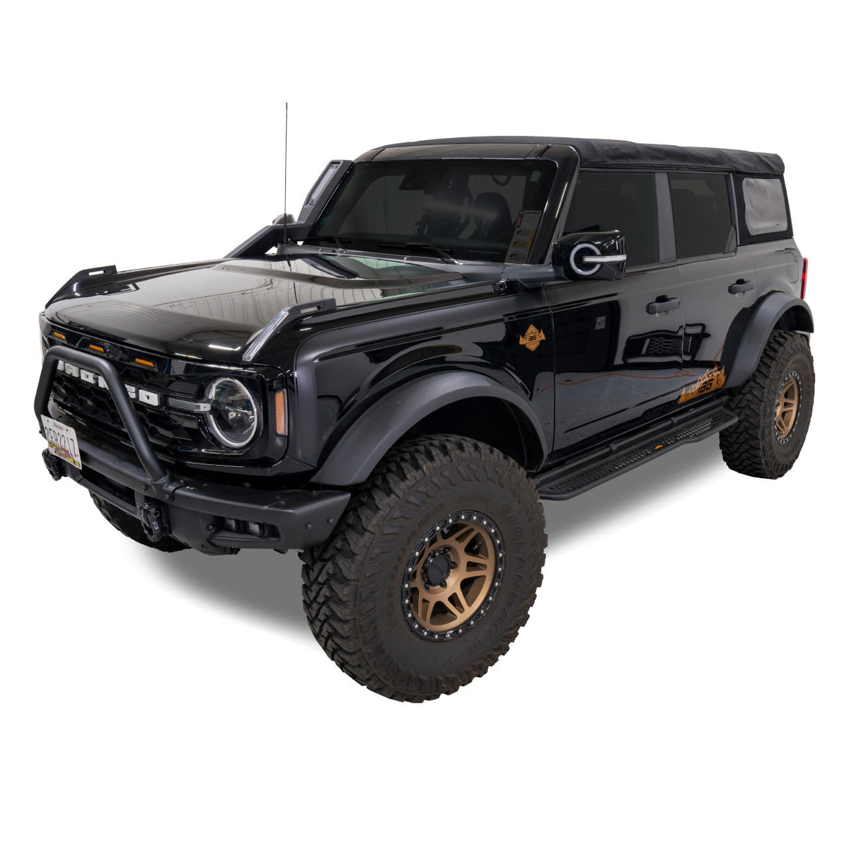 IAG Off-Road Boss Style Vinyl Side Stripe Kit for 2021+ Ford Bronco 4 Door - IAG-BDY-F2080