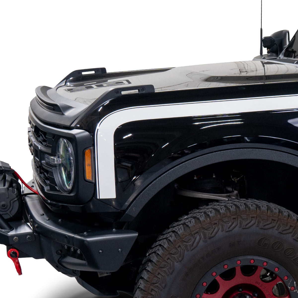 IAG Off-Road Boss Style Vinyl Side Stripe Kit fits 2021+ Ford Bronco 2 Door - IAG-BDY-F2081