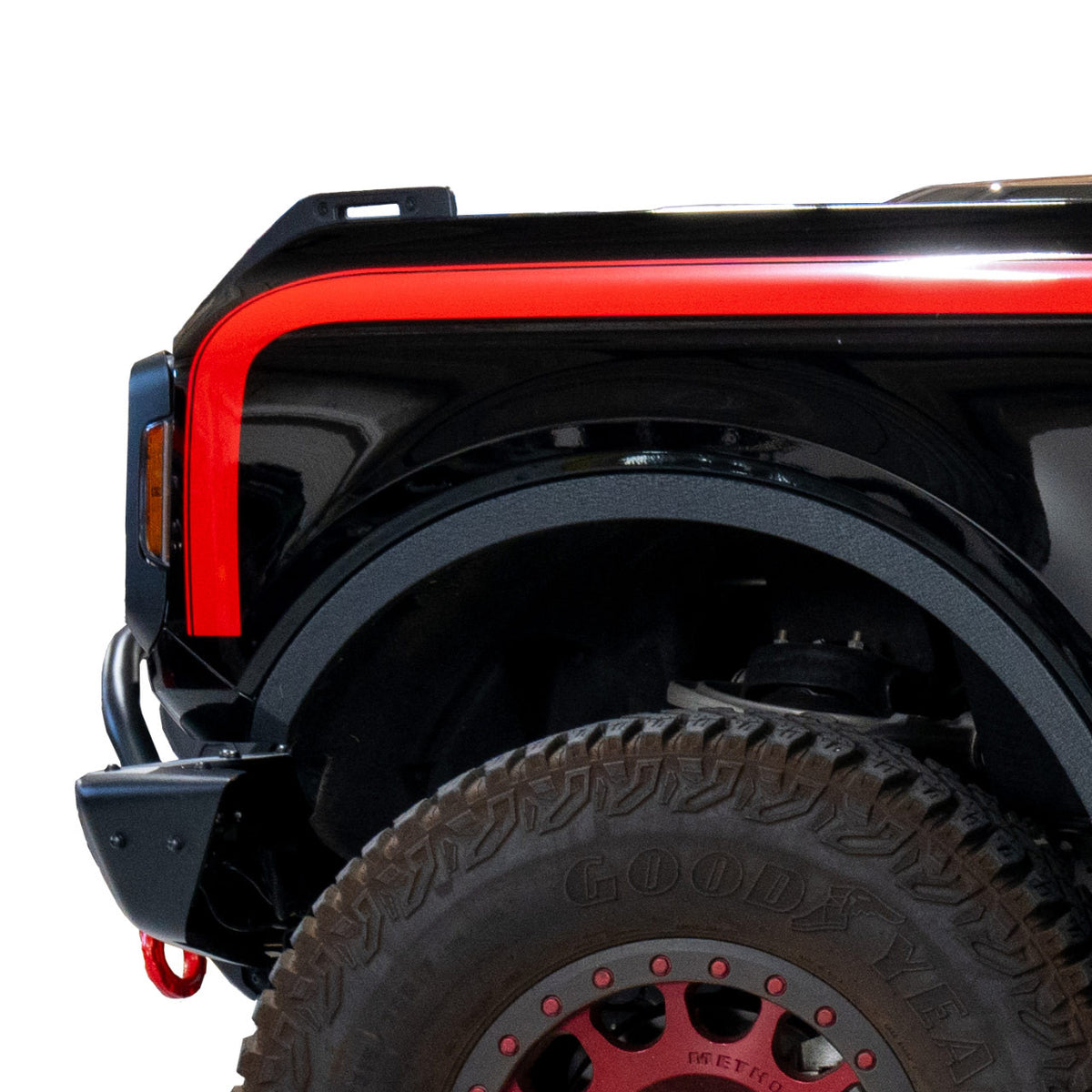 IAG Off-Road Boss Style Vinyl Side Stripe Kit fits 2021+ Ford Bronco 2 Door - IAG-BDY-F2081