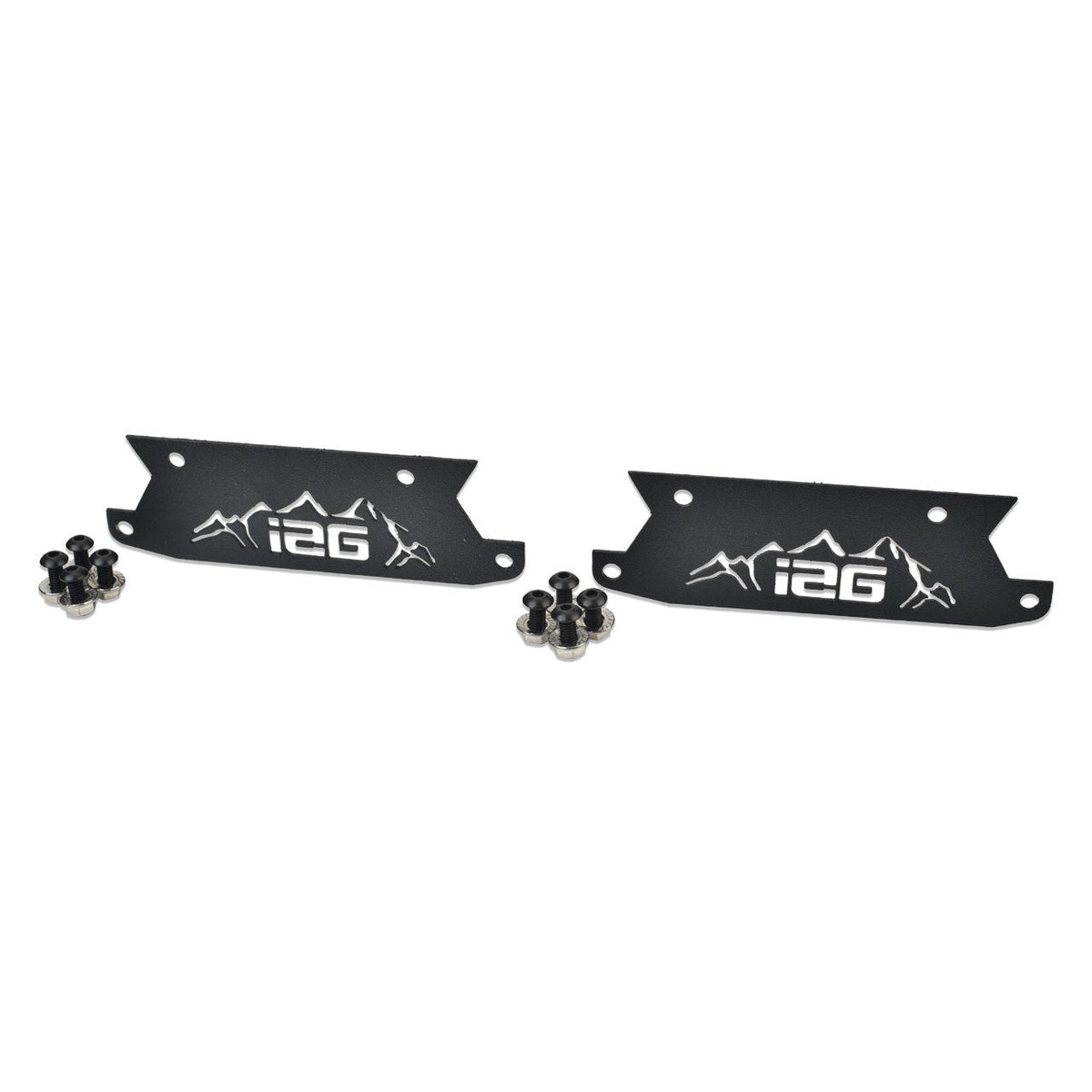 IAG Color Logo Plates - Black, Blue, Orange, Red, Area51, Pink, Teal, - IAG-BDY-F2200BKP-01