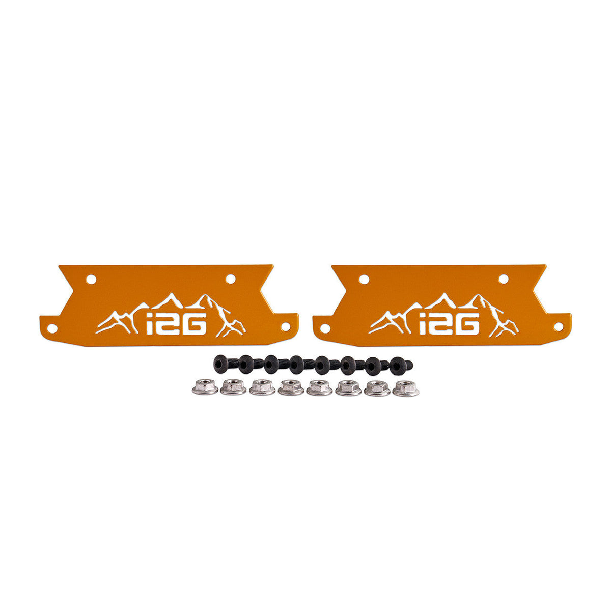 IAG Color Logo Plates - Black, Blue, Orange, Red, Area51, Pink, Teal, - IAG-BDY-F2200ORP-01