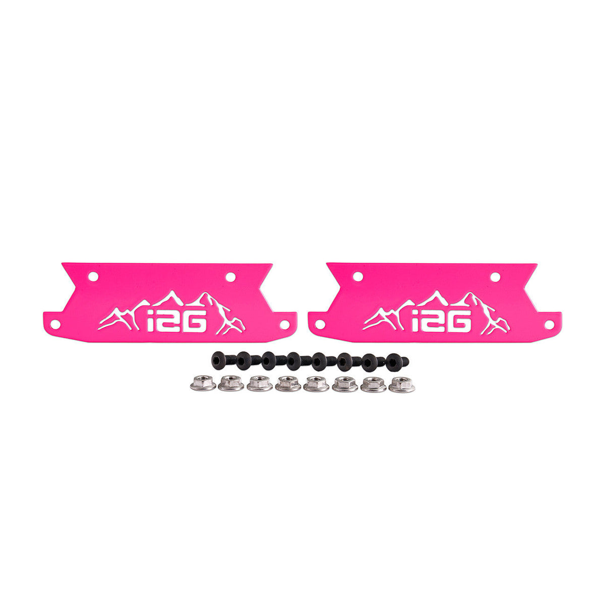 IAG Color Logo Plates - Black, Blue, Orange, Red, Area51, Pink, Teal, - IAG-BDY-F2200PKP-01