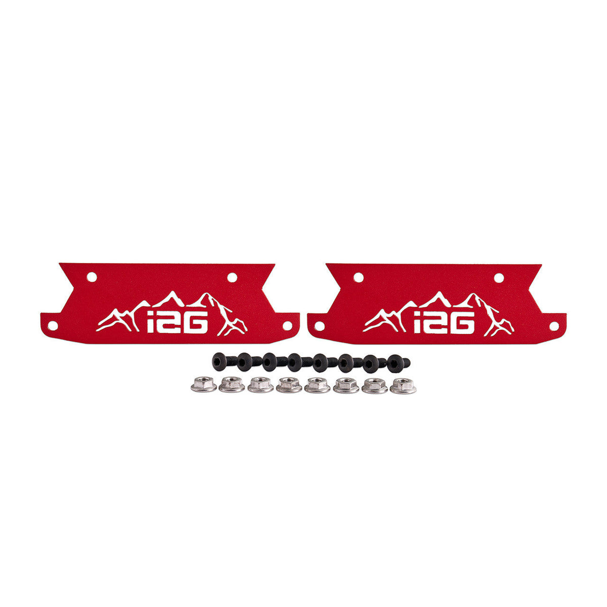 IAG Color Logo Plates - Black, Blue, Orange, Red, Area51, Pink, Teal, - IAG-BDY-F2200RDP-01