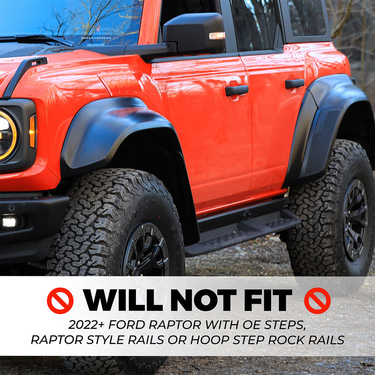 IAG V1 EZ-Step Add-on for 2021+ Ford Bronco - IAG-BDY-F2211