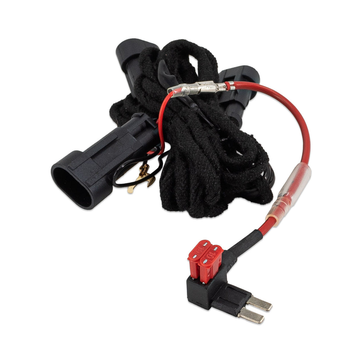 IAG I-Line 3pc Amber Grille Light Kit for 2021+ Ford Bronco Base/Black Diamond - IAG-BDY-F3035