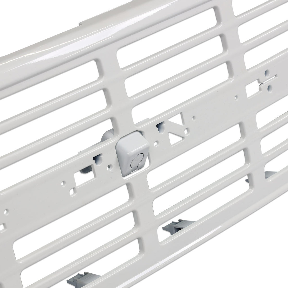 IAG I-Line Vintage Grille Gloss White with Red Lettering 21+ Ford Bronco - IAG-BDY-F3140 for 2021-2026 Ford Bronco - alternat