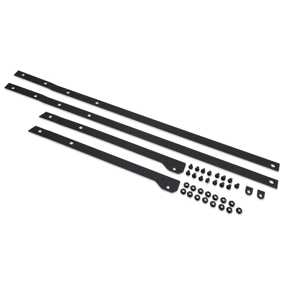 IAG l-Line Pinch Weld Cover for 2021+ Ford Bronco Two Door, Black Powder Coated Steel - IAG-BDY-F3174